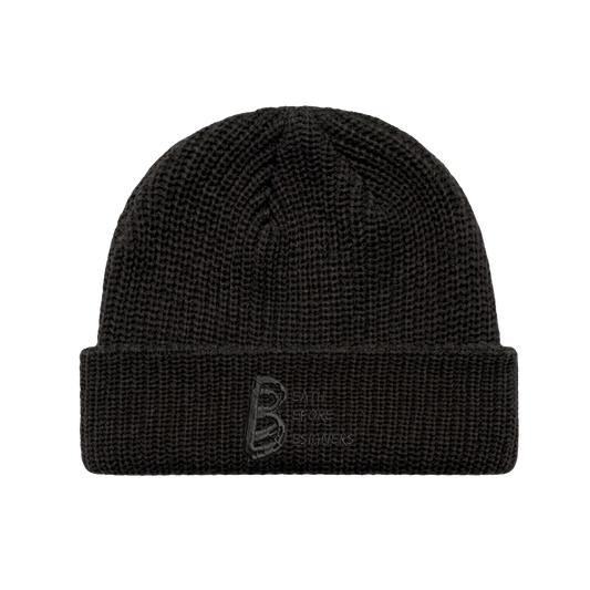 Black DBD Logo Fisherman Beanie