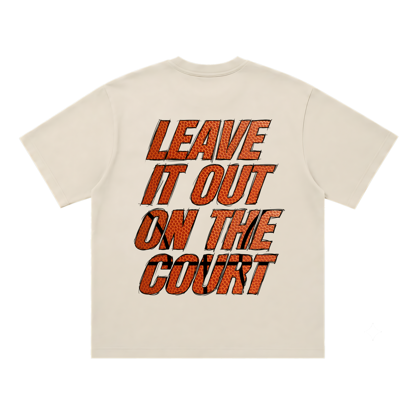 Leave It All On The Court (Basketball) Tee