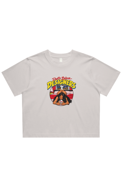 Night Life Women's Crop Tee