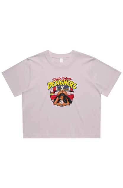 Night Life Women's Crop Tee