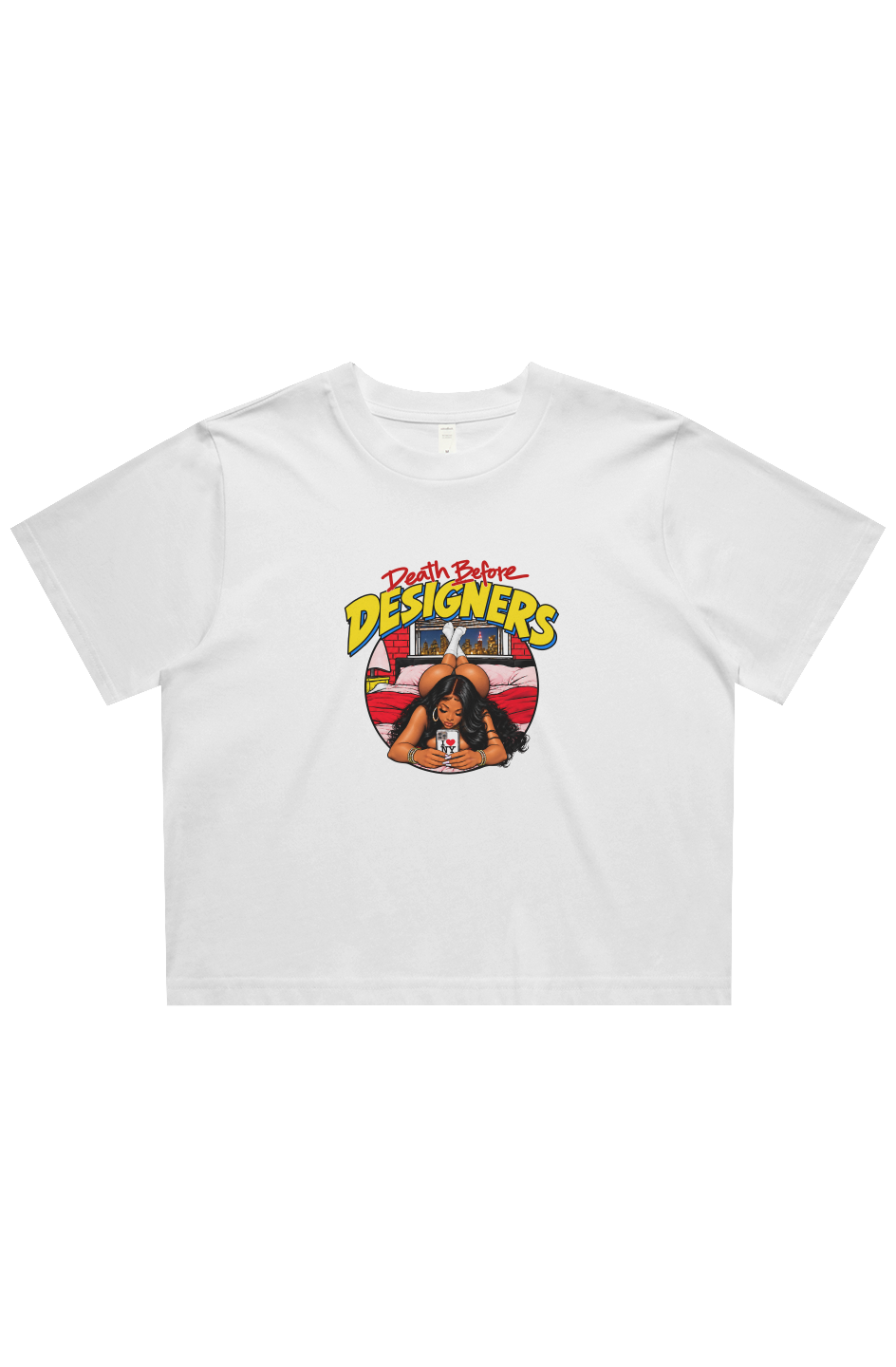 Night Life Women's Crop Tee