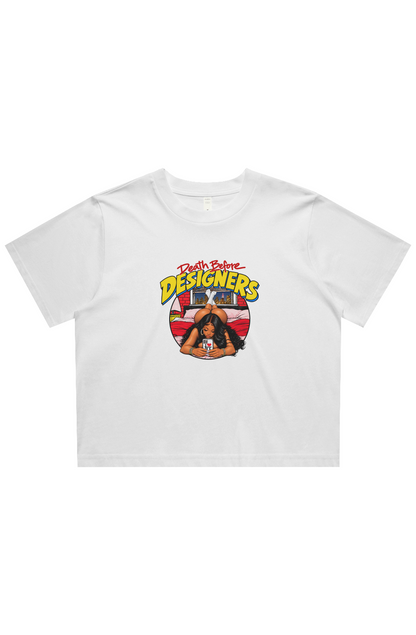 Night Life Women's Crop Tee