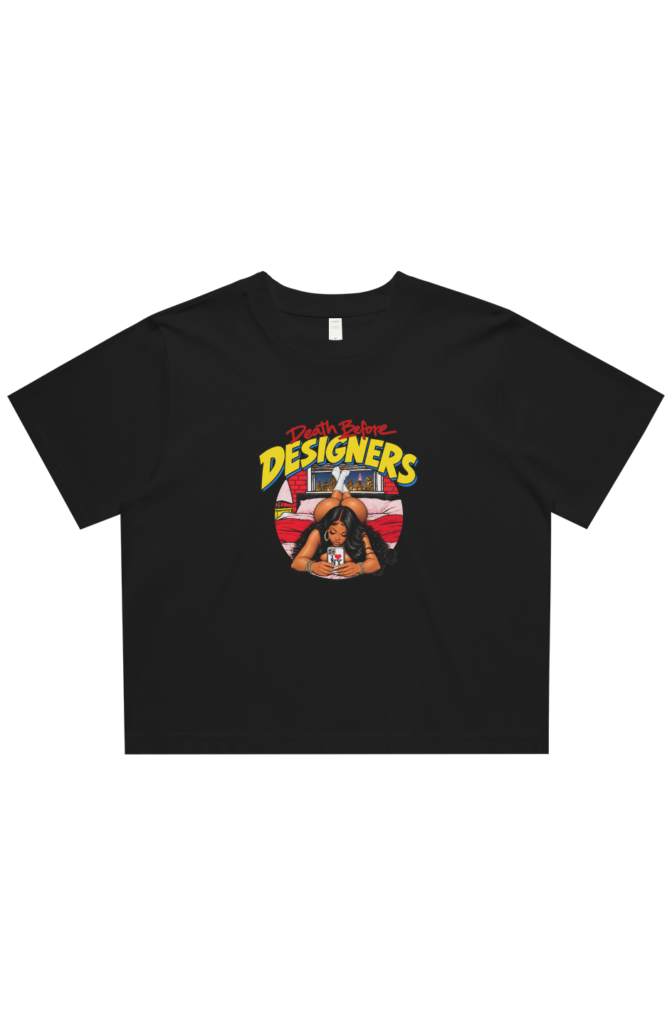 Night Life Women's Crop Tee