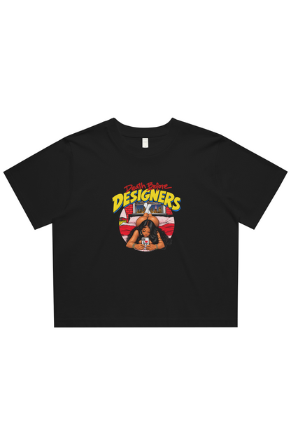 Night Life Women's Crop Tee