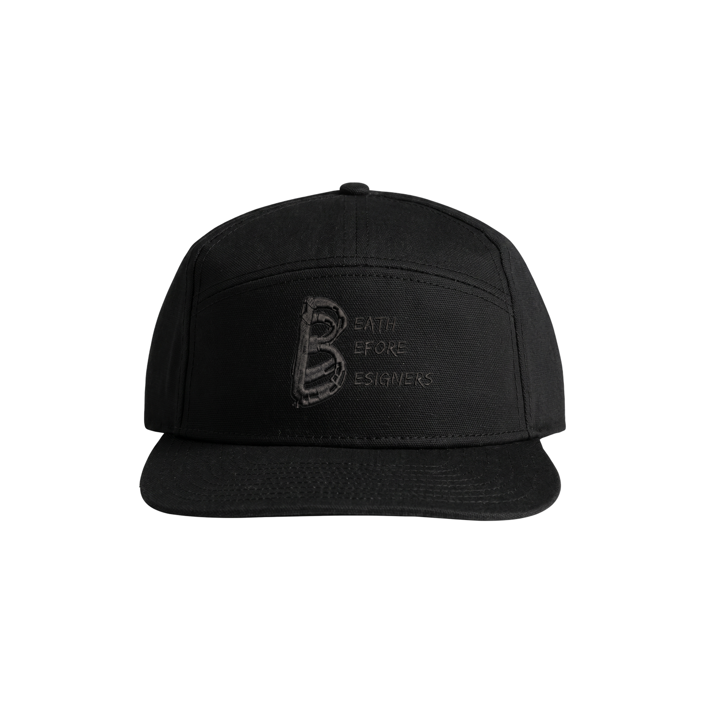 Black DBD Logo 7 Panel Snapback