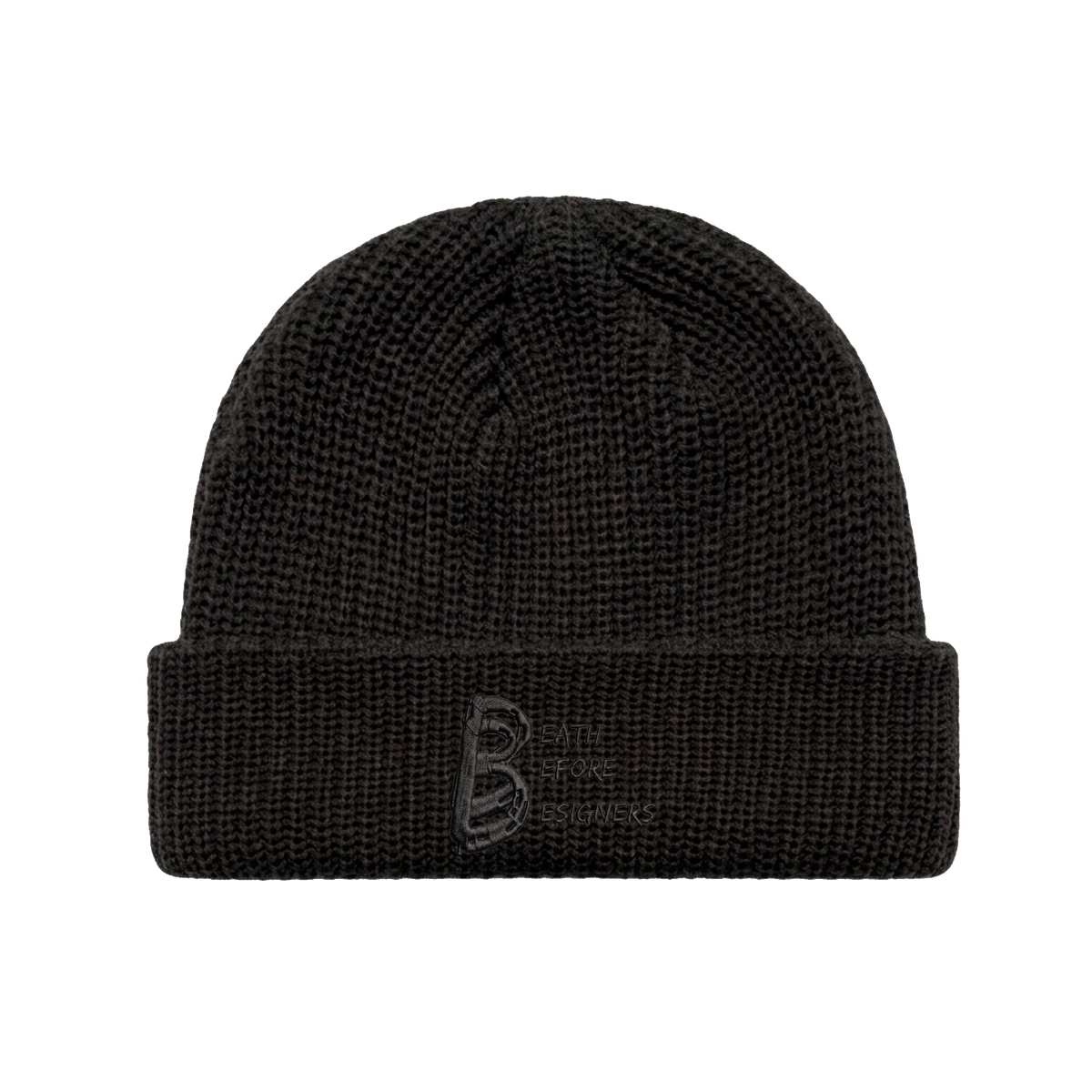 Black DBD Logo Fisherman Beanie