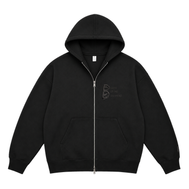 Black DBD Logo Zippered Hoody