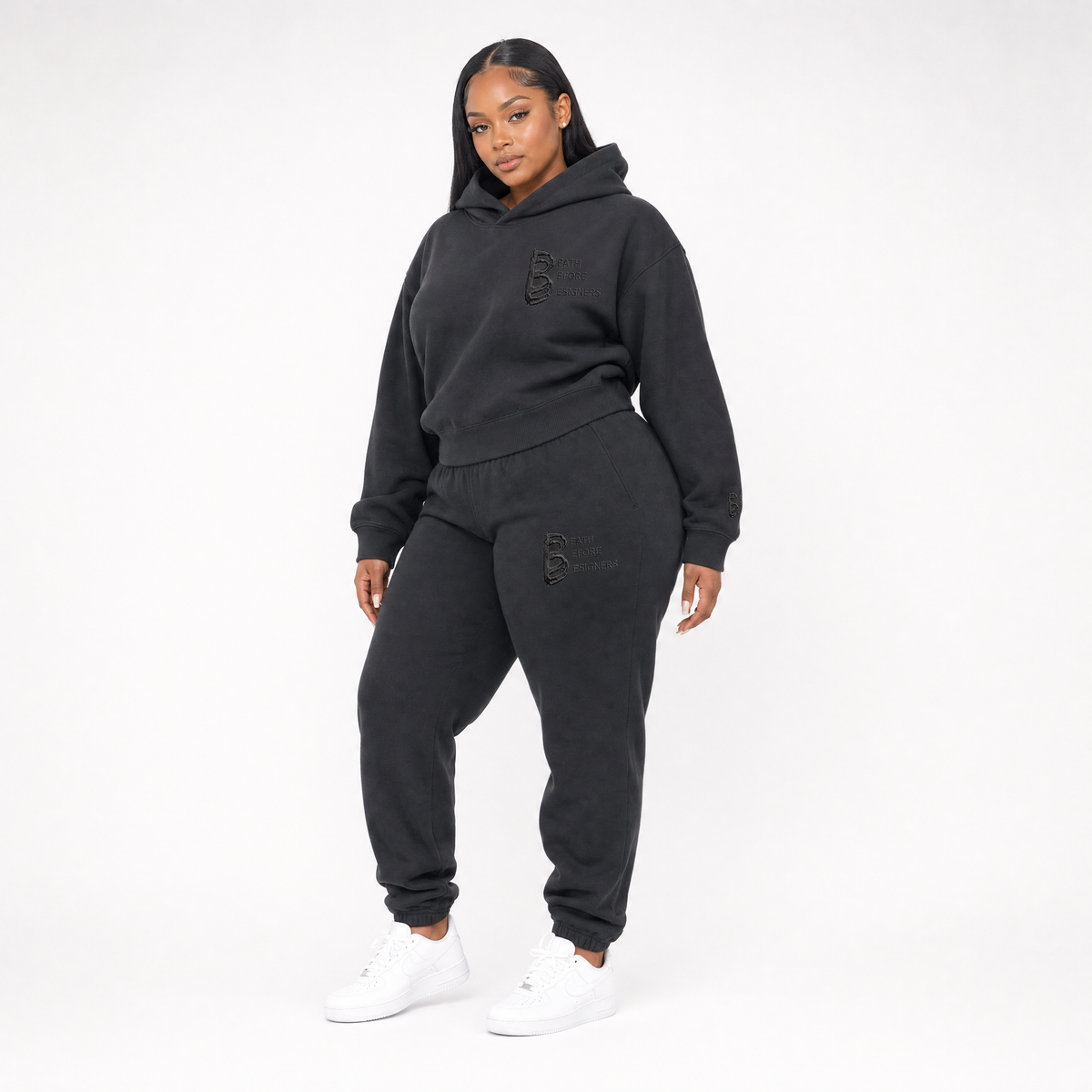 Black DBD Logo Women's Premium Jogger Sweatpants