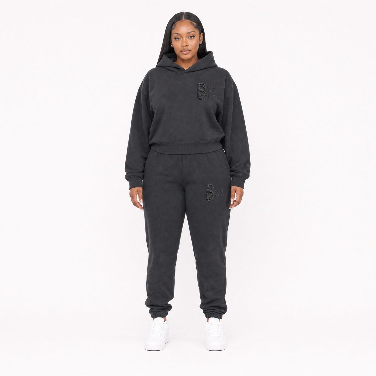 Black DBD Logo Women's Premium Jogger Sweatpants