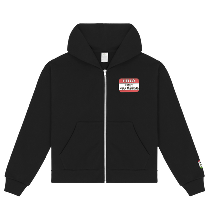 I Don't Wear Designers Zippered Hoody