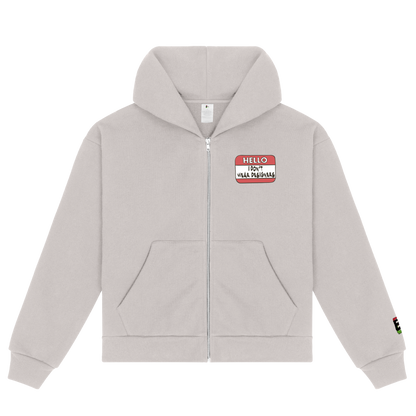 I Don't Wear Designers Zippered Hoody