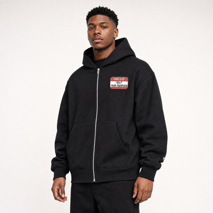 I Don't Wear Designers Zippered Hoody