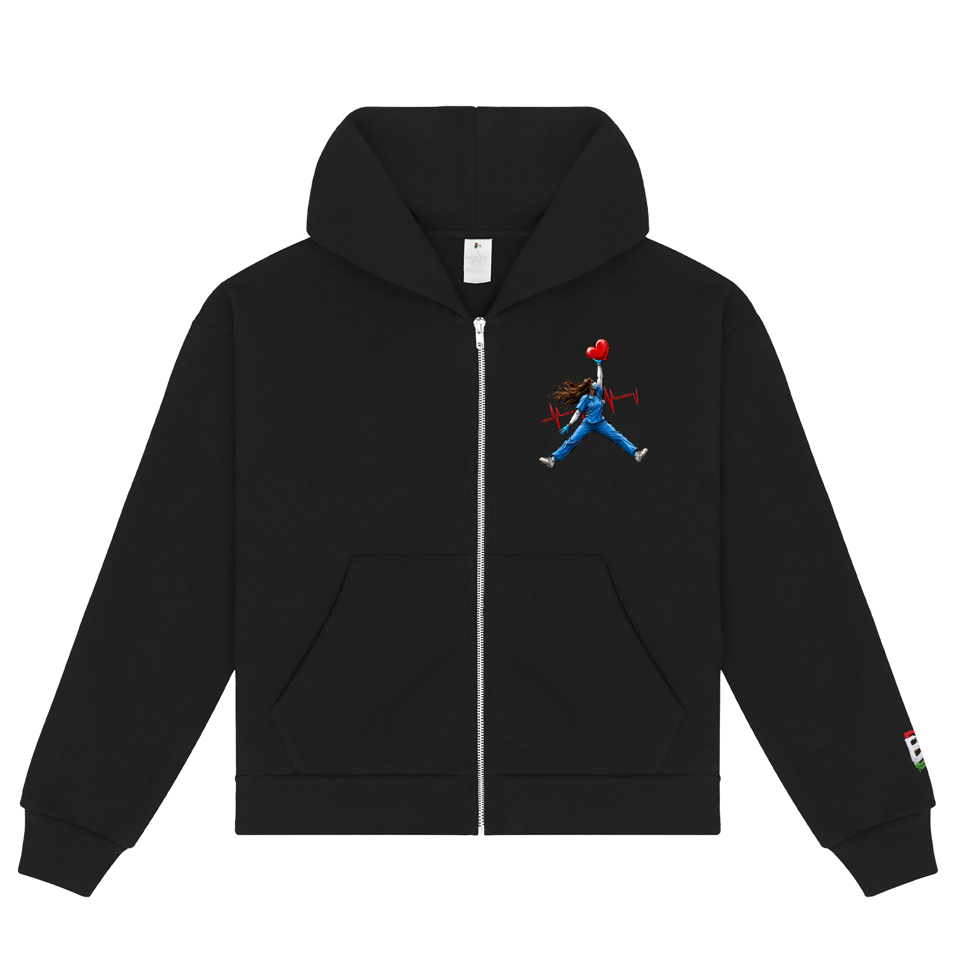JumpNurse Zippered Hoody