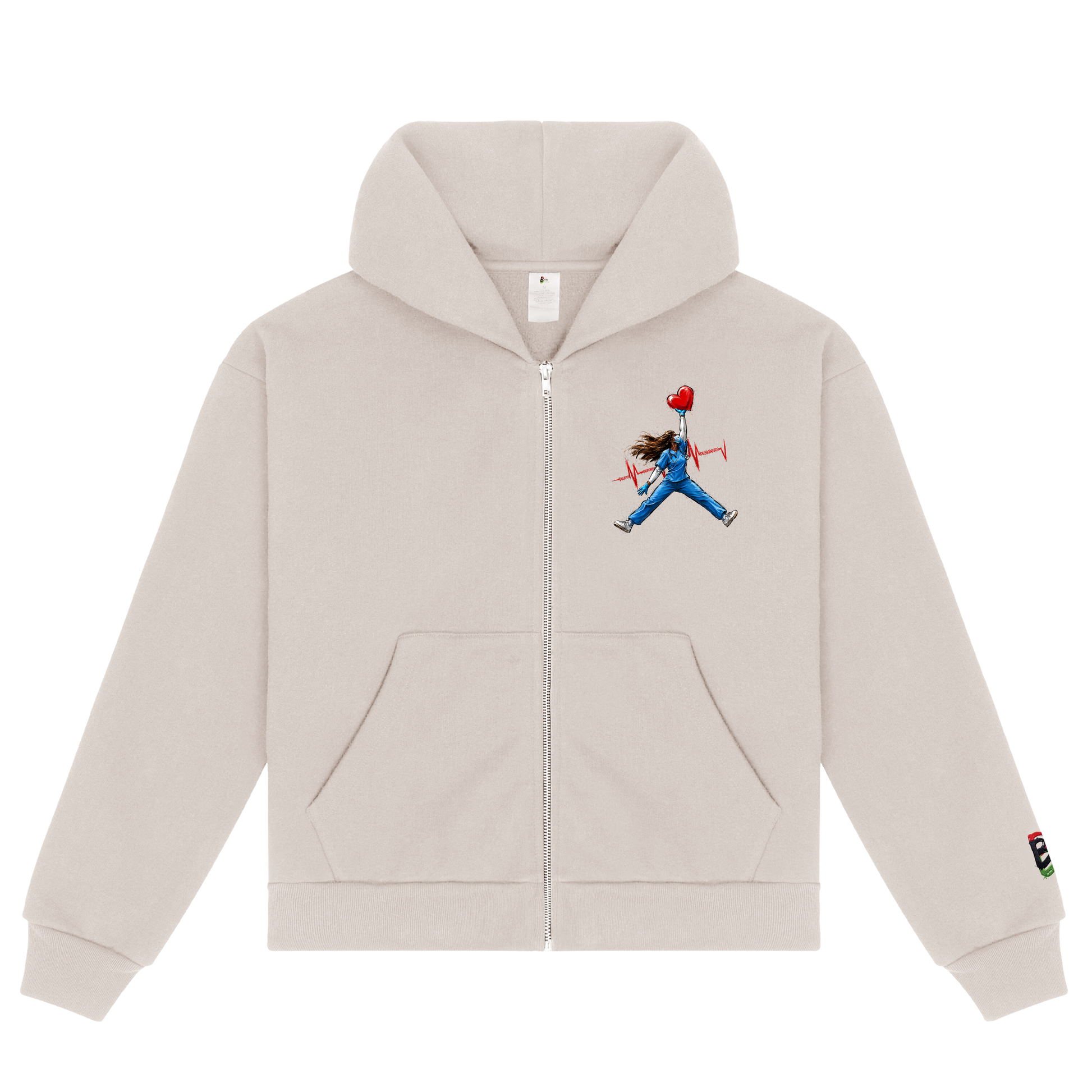 JumpNurse Zippered Hoody