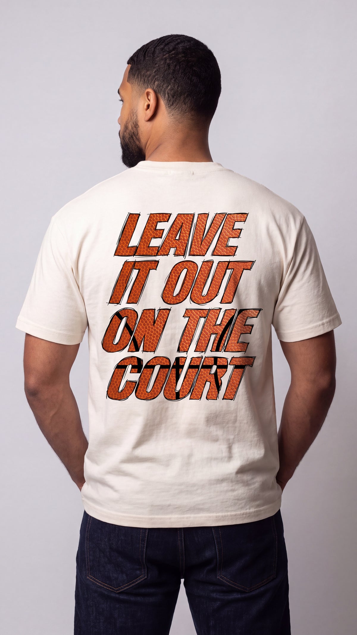 Leave It All On The Court (Basketball) Tee