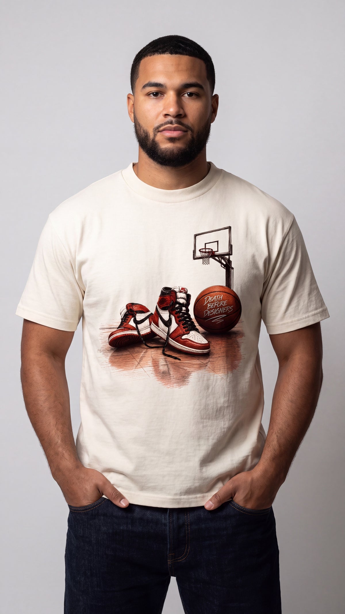Leave It All On The Court (Basketball) Tee