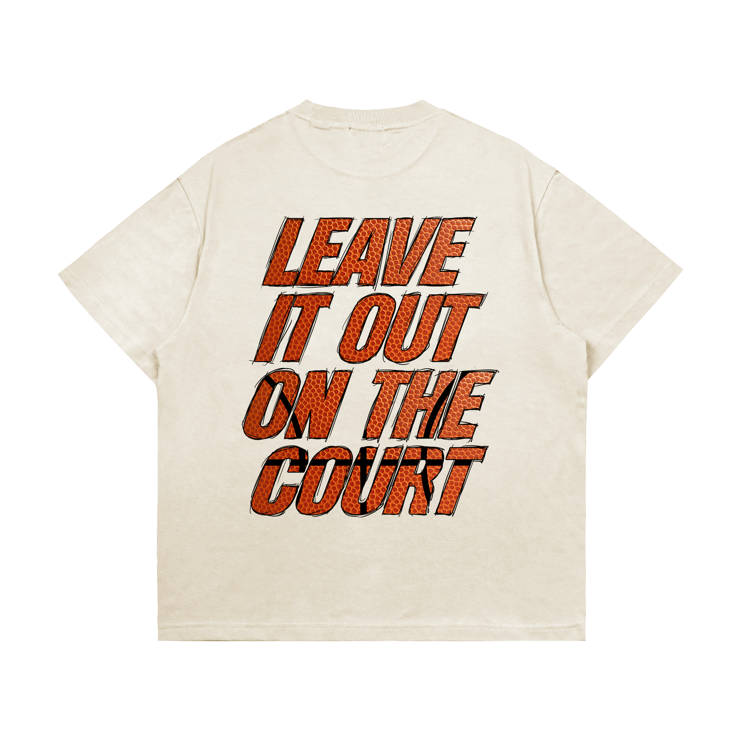 Leave It All On The Court (Basketball) Tee