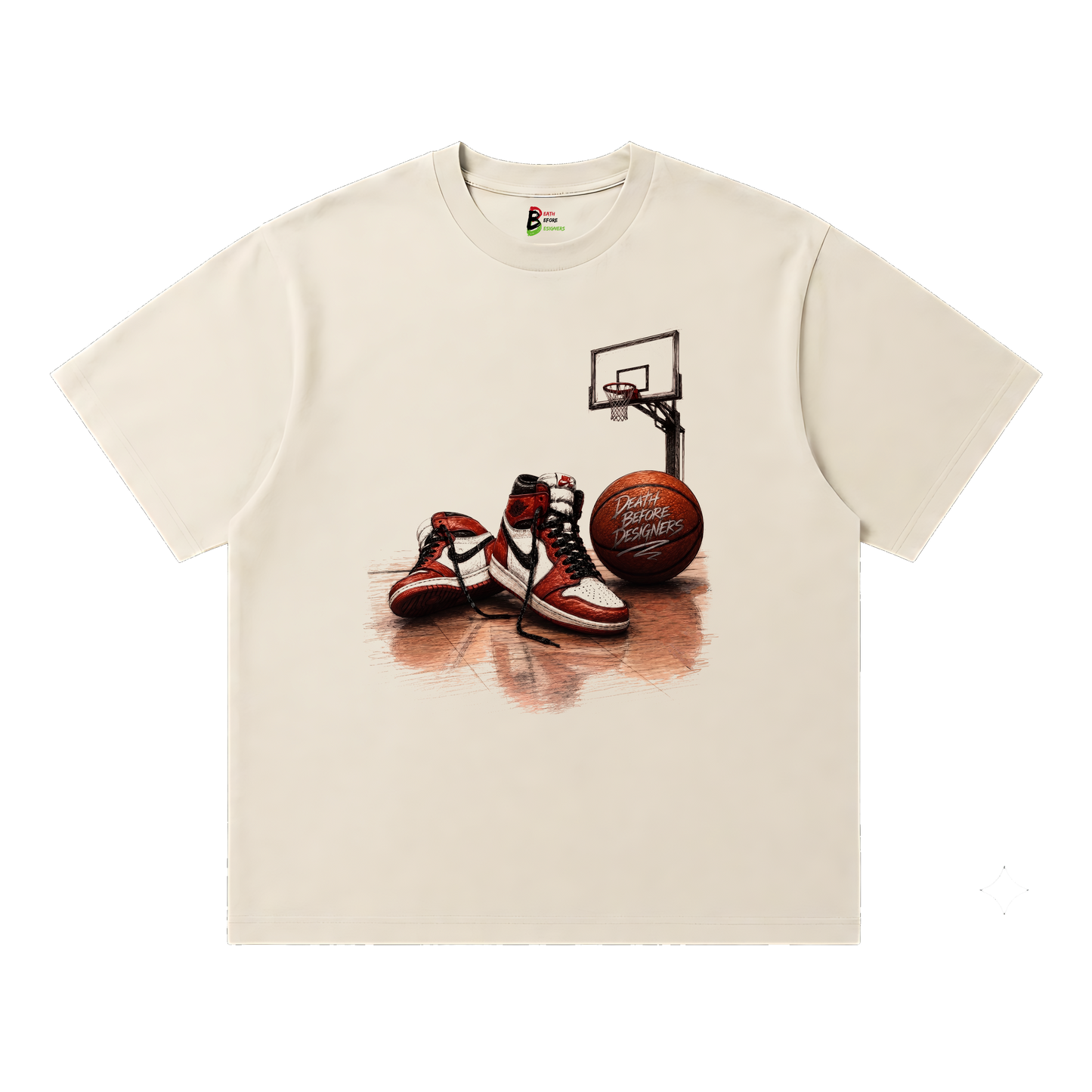 Leave It All On The Court (Basketball) Tee