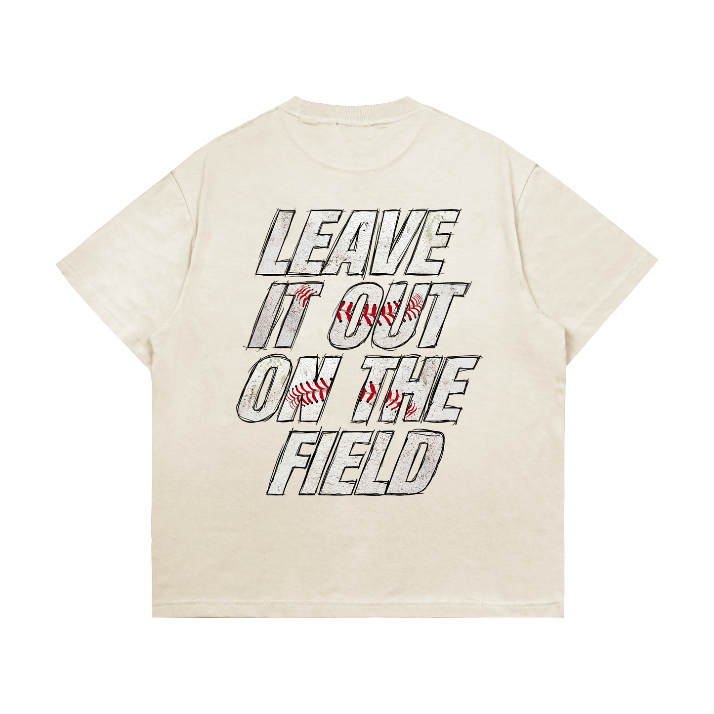 Leave It All On The Field (Baseball) Tee