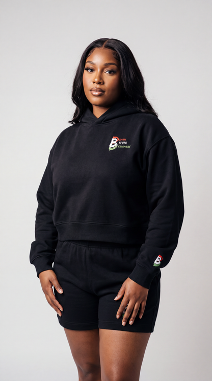 DBD Logo Women's Premium Crop Hoody