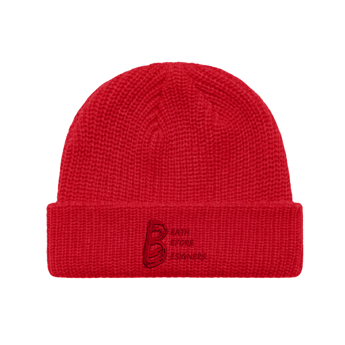 Red DBD Logo Fisherman Beanie