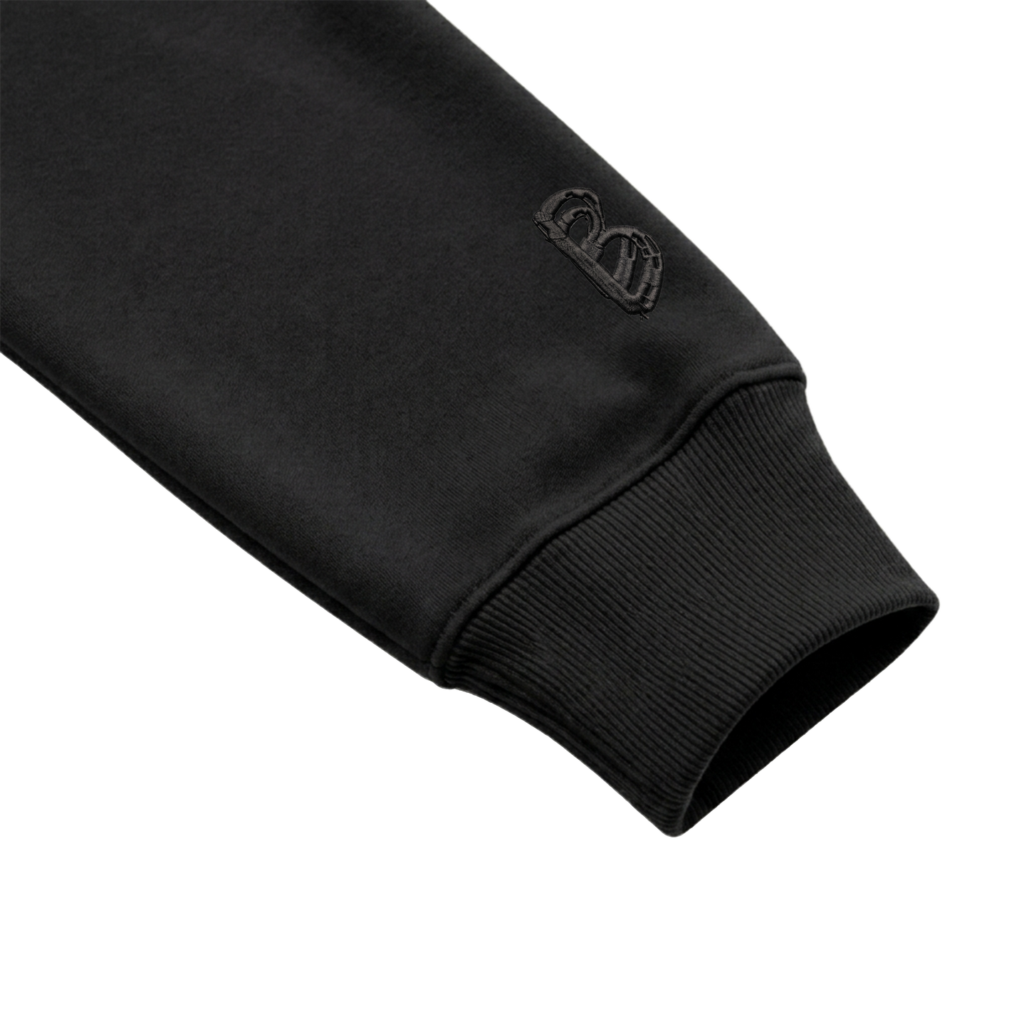 Black Women's DBD Logo Crop Premium Hoody