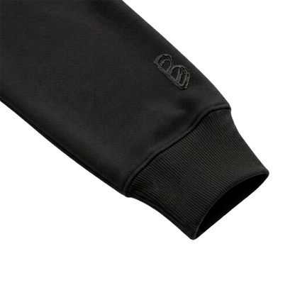 Black Women's DBD Logo Crop Premium Hoody