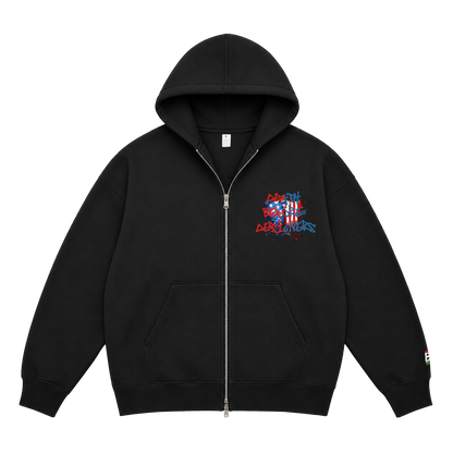 When Was America Great Zippered Hoody