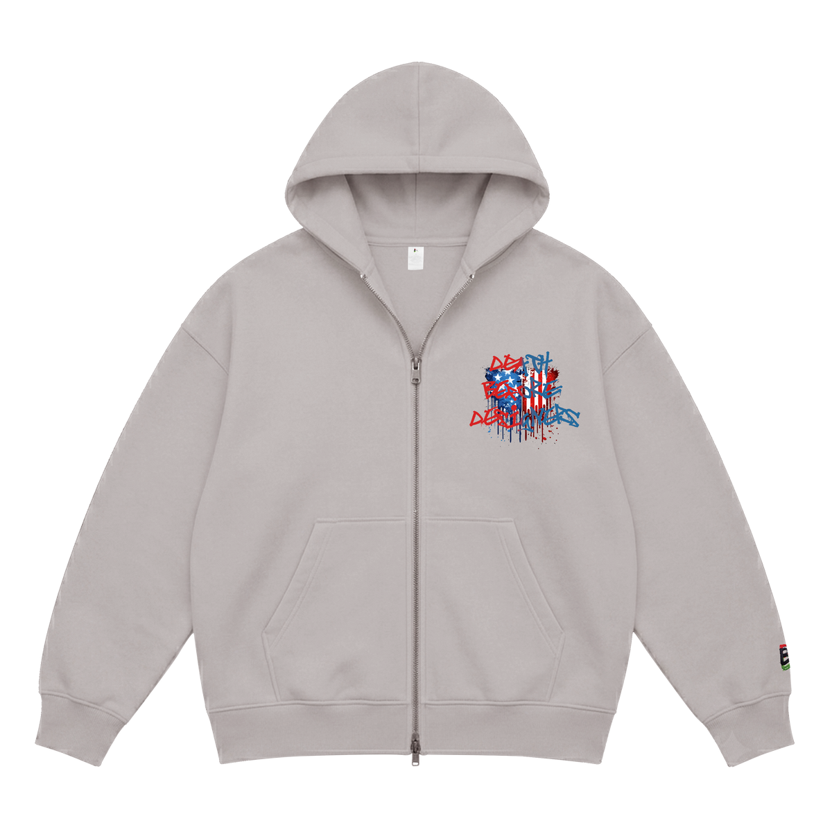 When Was America Great Zippered Hoody